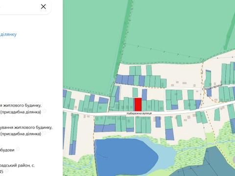 участок по адресу Набережна