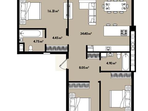 квартира по адресу Колумба ул., 8