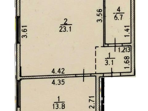 квартира по адресу Институтская ул., 67А