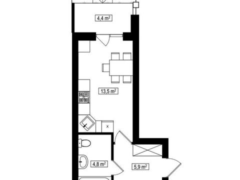 квартира по адресу Щаслива