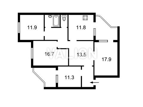 квартира за адресою Петра Григоренка просп., 1-А