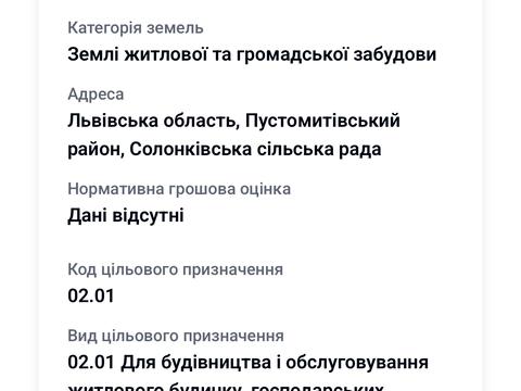 участок по адресу с. Зубра, И. Богуна ул.