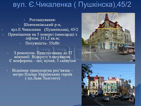 коммерческая по адресу Евгения Чикаленко ул. (Пушкінська), 39