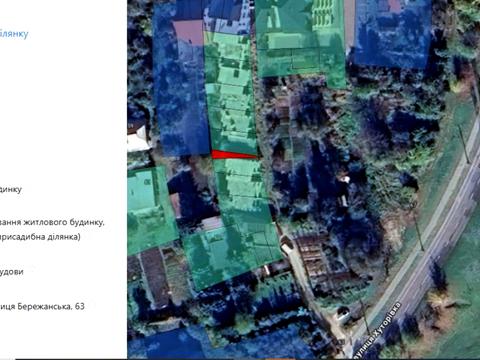 участок по адресу Бережанская ул.