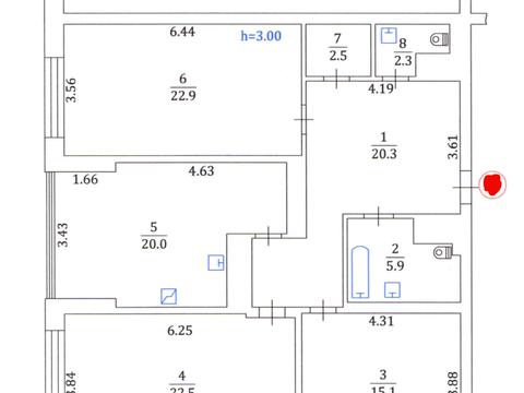 квартира за адресою Тетянинська вул. (Леваневського), 6