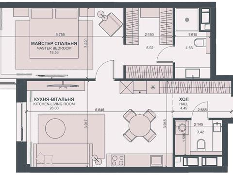квартира за адресою Василя Тютюнника вул. (Анрі Барбюса), 39