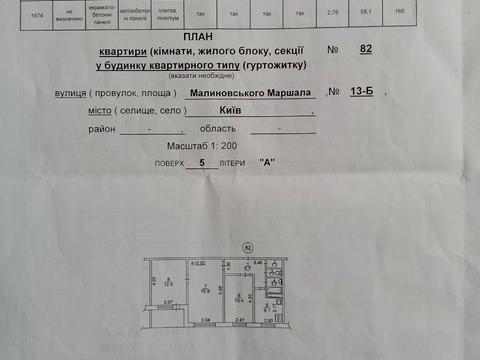квартира за адресою Героїв полку "Азов" вул. (Маршала Малиновського), 13-Б