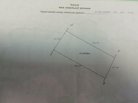 ділянка за адресою с. Крупа, Сонячна, 33