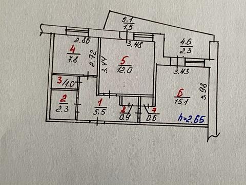квартира за адресою Лазурна вул., 6-Б