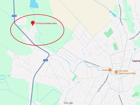 участок по адресу Каштановая ул.