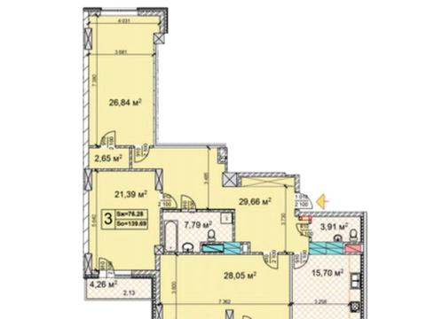 квартира за адресою Андрія Верхогляда вул. (Михайла Драгомирова), 16