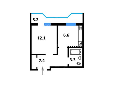 квартира по адресу Полярная ул., 6