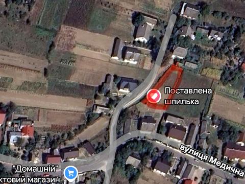 ділянка за адресою Медична