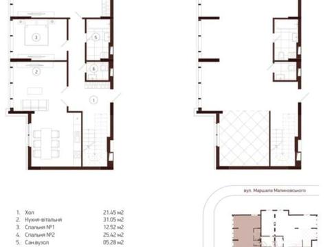 квартира по адресу Оболонский просп., 6-А