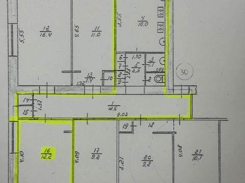 комната по адресу Гончая ул. (Горького), 12