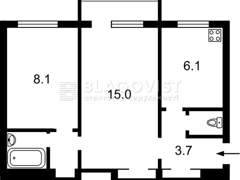 квартира за адресою Велика Васильківська вул. (Червоноармійська), 118