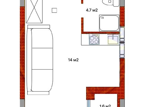 квартира за адресою Квітки Цісик вул. (Гамарника), 32