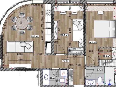квартира по адресу Ужгородский пер., 4/1