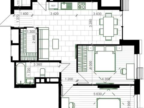 квартира по адресу Дегтяревская ул., 17 к1