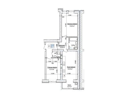 квартира по адресу Героев Небесной Сотни просп., 16/8