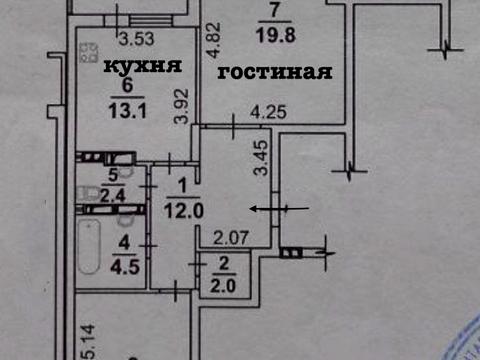 квартира по адресу Елизаветы Чавдар ул., 1