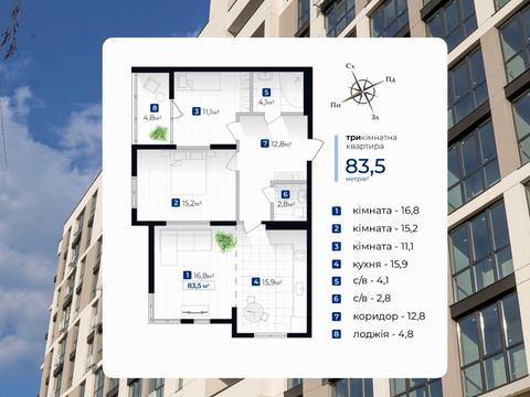 квартира по адресу Гната Хоткевича ул., (Будинок)