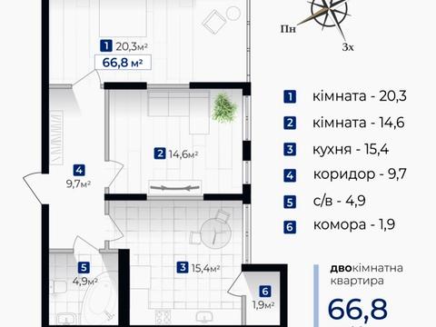 квартира по адресу Гната Хоткевича ул., (Будинок)