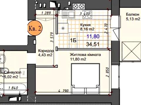 квартира за адресою Соборна вул., 2к/45