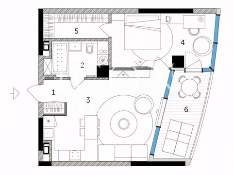 квартира за адресою Іоанна Павла II вул. (Патріса Лумумби), (Будинок 2)