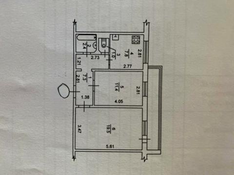 квартира по адресу Николая Закревского ул., 63