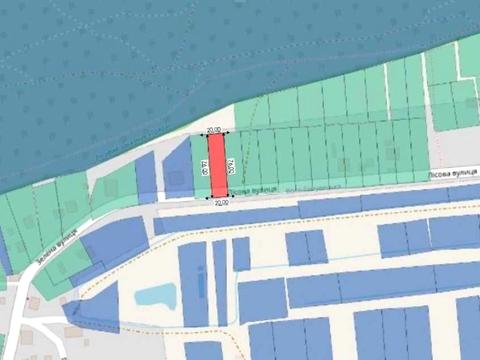 участок по адресу Лісова