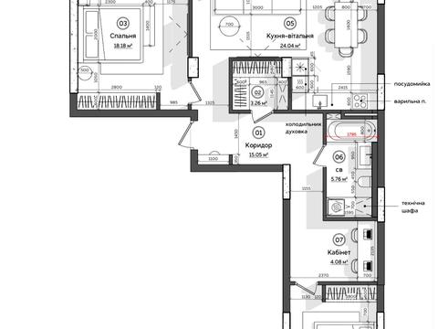квартира по адресу Набережно-Рыбальская дорога ул., 5