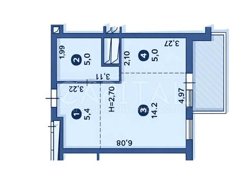 квартира по адресу Олеся Бердника ул., 1