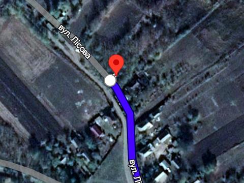 ділянка за адресою Лісова