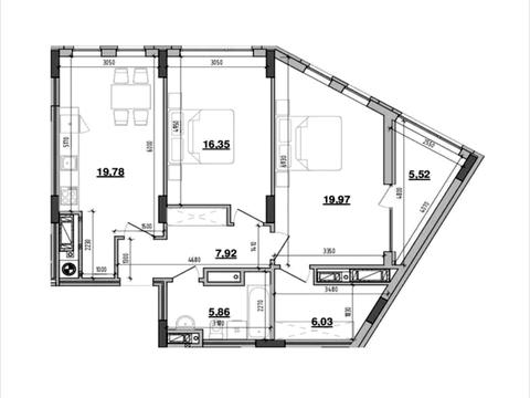 квартира за адресою Богдана Хмельницького вул., (ЖК Вежа (будинок 2))