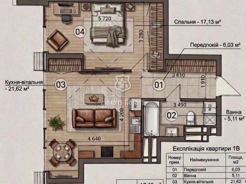 квартира за адресою Дегтярівська вул., 17 к1