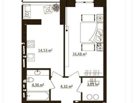 квартира за адресою Академіка Сахарова вул., (Будинок 11)
