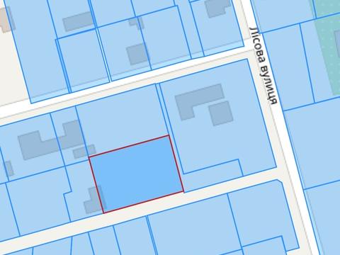 ділянка за адресою Лісова вул.