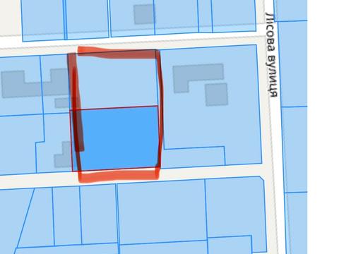 ділянка за адресою Лісова вул.