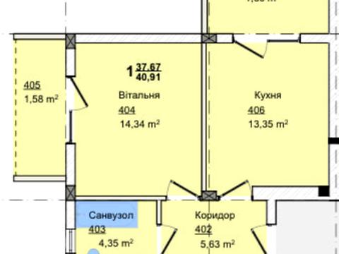 квартира за адресою Василя Стуса вул., 1