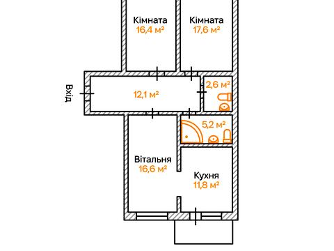 квартира по адресу Юлии Здановской ул. (Ломоносова), 34/1а
