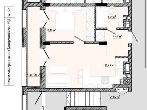 квартира за адресою Львівська вул., (Будинок Д)