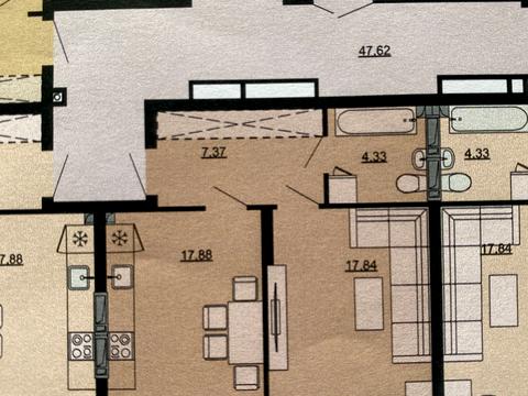 квартира по адресу Михаила Максимовича ул. (Трутенко Онуфрия), 32-В