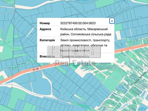 участок по адресу Центральна вул.