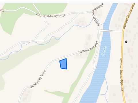 ділянка за адресою с. Тухля, Зелена