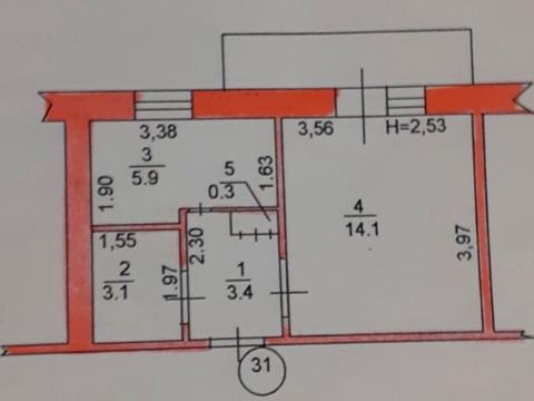 квартира по адресу Парусная ул. (Героев Сталинграда), 7