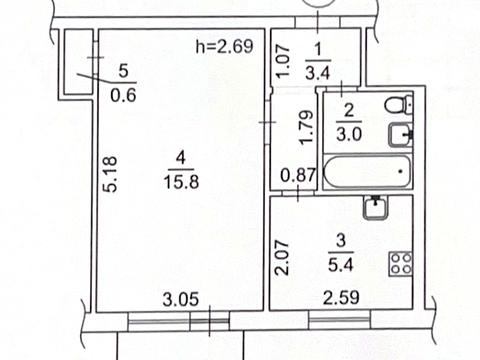 квартира за адресою Сергія Берегового вул. (Мартиросяна), 22