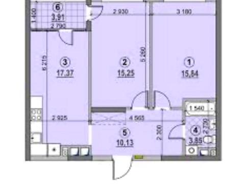 квартира за адресою Євгена Сверстюка вул. (Марини Раскової), 6