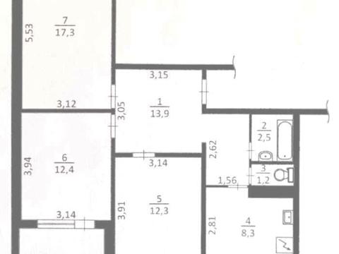 квартира по адресу Радужная ул., 65