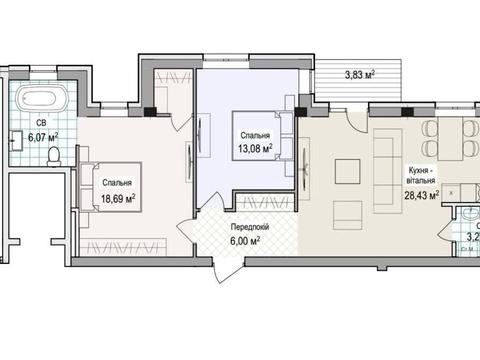 квартира по адресу Григория Кочура ул. (Александра Пироговского), 19/8
